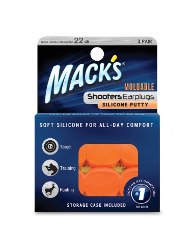 Mack's Shooters Earplugs Moldable - Tappi