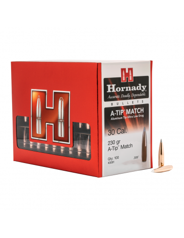 HORNADY BULLETS A-TIP 308" 230GR 100PZ. HORNADY BULLETS A-TIP 308" 230GR 100PZ.