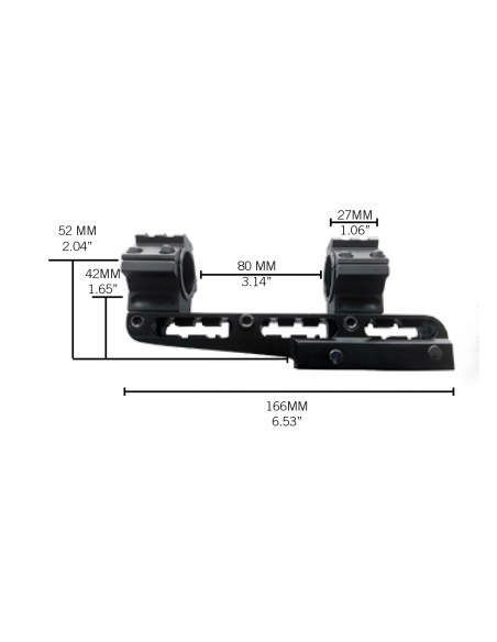 KONUS ZIELFERNROHRE CANTILEVER MOUNT KONUS ZIELFERNROHRE CANTILEVER MOUNT