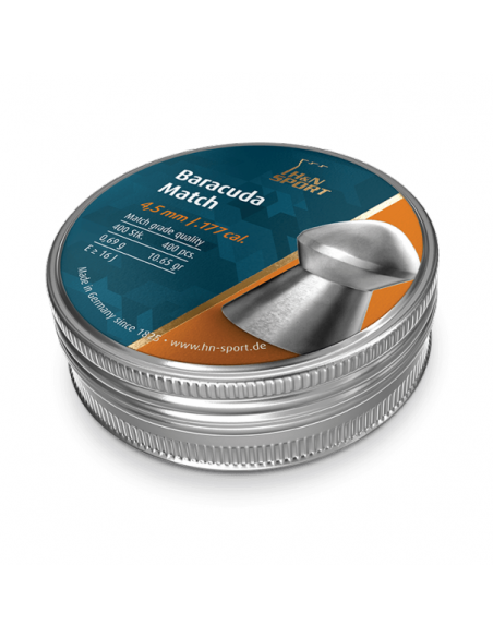 H&N BARACUDA MATCH 4,5MM 400PCS. H&N BARACUDA MATCH 4,5MM 400PCS.