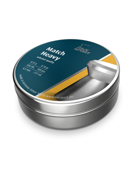 H&N MATCH HEAVY 4,5MM 500PZ.