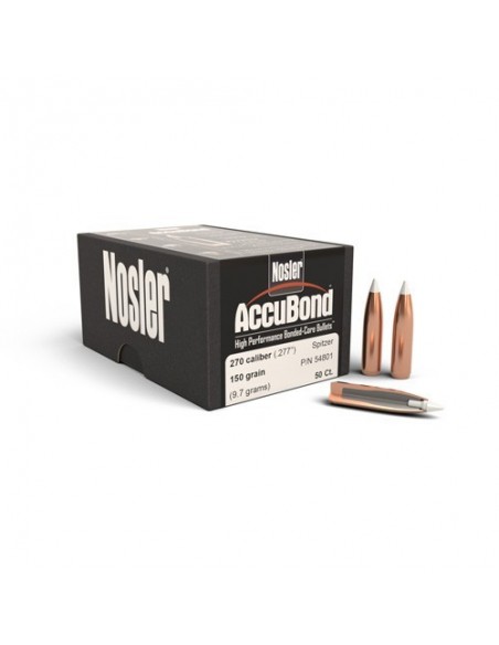NOSLER PALLE ACCUBOND LR 308" 210 GR SP 100PZ NOSLER PALLE ACCUBOND LR 308" 210 GR SP 100PZ