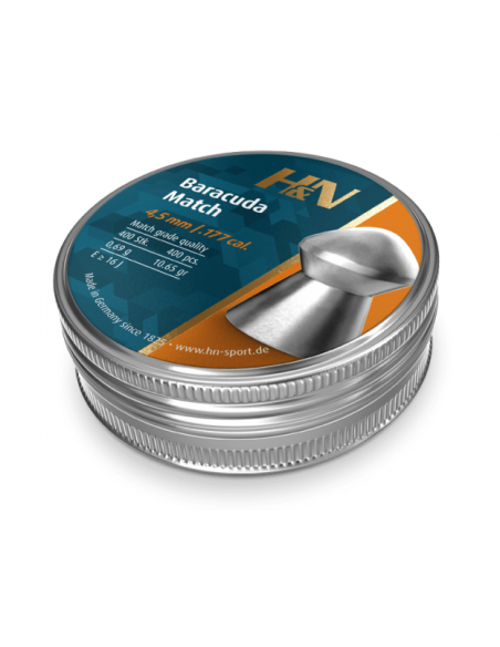 H&N BARACUDA MATCH 4,51MM 400STK. H&N BARACUDA MATCH 4,51MM 400STK.