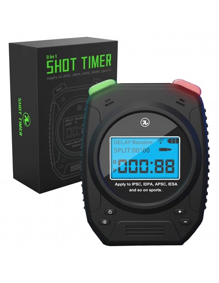 SHOT TIMER 3IN1 WITH BELT CLIP SHOT TIMER 3IN1 WITH BELT CLIP