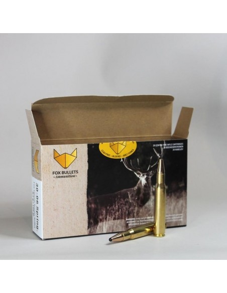 Fox Ammunition Cal. 243 Win 80gr 20pz. Fox Ammunition Cal. 243 Win 80gr 20pz.