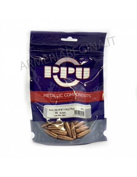 PRVI PARTIZAN GESCHOSSE HP BT 8MM (.323) 175GR 50STK.