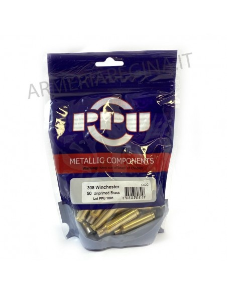 PRVI PARTIZAN BRASS SI CAL. 308 WINCHESTER 50PCS.