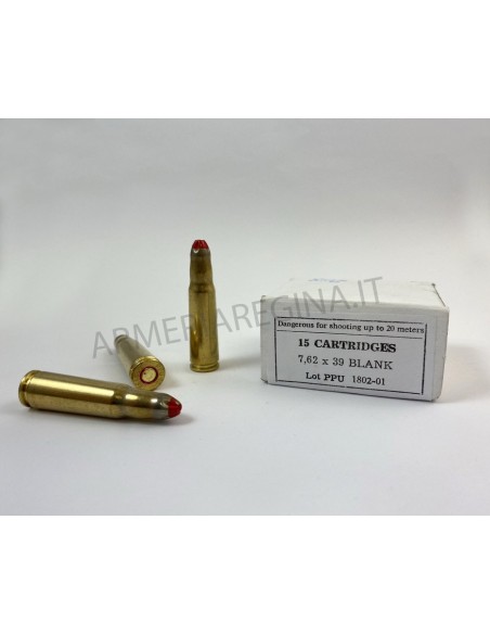 PRVI PARTIZAN CARTUCCE A SALVE CAL. 7,62x39mm BLANK 20Pz | Armeria Regina