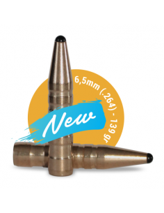 FOX BULLETS CLASSIC HUNTER 6,5 MM (.264) 139 gr TIPLESS