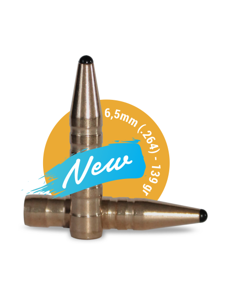 FOX BULLETS CLASSIC HUNTER 6,5 MM (.264) 139 gr TIPLESS FOX BULLETS CLASSIC HUNTER 6,5 MM (.264) 139 gr TIPLESS