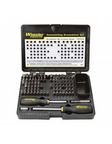 WHEELER 89 PIECES PROFESSIONAL GUNSMITHING SCREWDRIVER SET