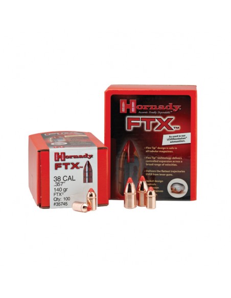 HORNADY PALLE FTX 430" 265GR 50PZ. HORNADY PALLE FTX 430" 265GR 50PZ.