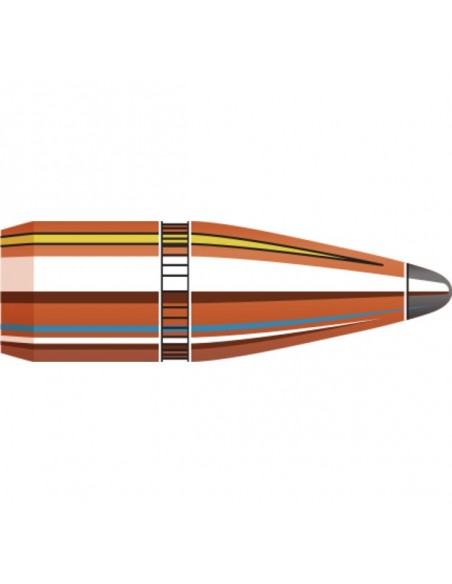 HORNADY PALLE SP W/C 224" 55GR 100PZ. HORNADY PALLE SP W/C 224" 55GR 100PZ.