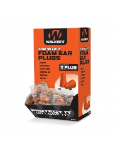 WALKER'S FOAM EAR PLUG 33NRR ORANGE 2PZ. 2