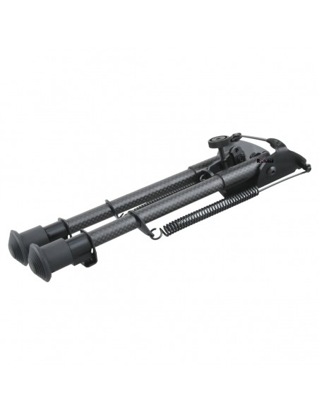 Carbon Fiber 9-13.5" Spring Bipod. Carbon Fiber 9-13.5" Spring Bipod.
