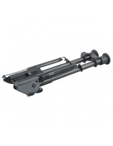 Carbon Fiber 9-13.5" Spring Bipod. Carbon Fiber 9-13.5" Spring Bipod.