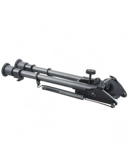 Carbon Fiber 9-13.5" Spring Bipod. Carbon Fiber 9-13.5" Spring Bipod.