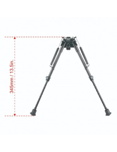 Carbon Fiber 9-13.5" Swivel Spring Bipod Carbon Fiber 9-13.5" Swivel Spring Bipod