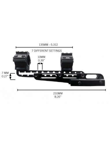 KONUS RIFLESCOPE CANTILEVER MOUNT KONUS RIFLESCOPE CANTILEVER MOUNT