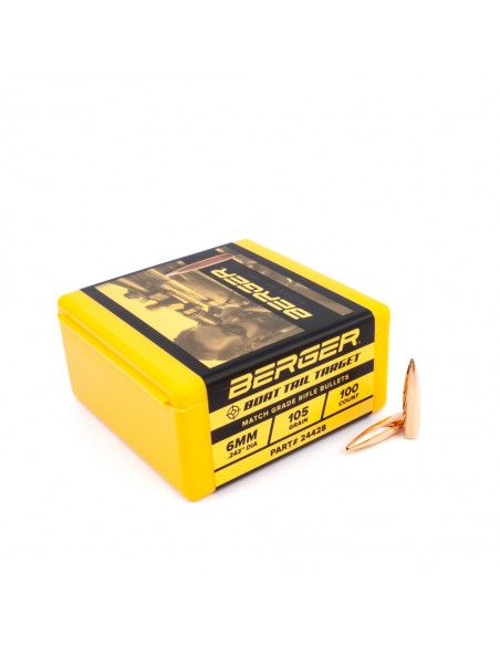 BERGER PALLE 6MM (.243) 105gr BT TARGET