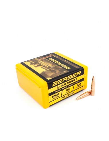 BERGER BULLETS 6MM (.243) 115gr VLD TARGET