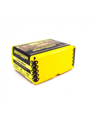 BERGER GESCHOSSE 22 (.224) 80gr VLD TARGET QUANTITY PACK 1000 PZ BERGER GESCHOSSE 22 (.224) 80gr VLD TARGET QUANTITY PACK 1000 PZ