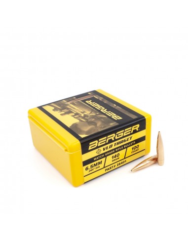 BERGER PALLE 6,5MM (.264) 140gr VLD TARGET BERGER PALLE 6,5MM (.264) 140gr VLD TARGET