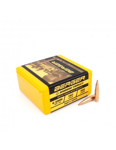 BERGER GESCHOSSE 6,5MM (.264) 140gr HYBRID TARGET