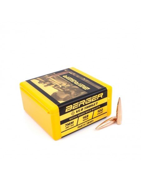BERGER PALLE 7MM (.284) 168gr VLD TARGET BERGER PALLE 7MM (.284) 168gr VLD TARGET