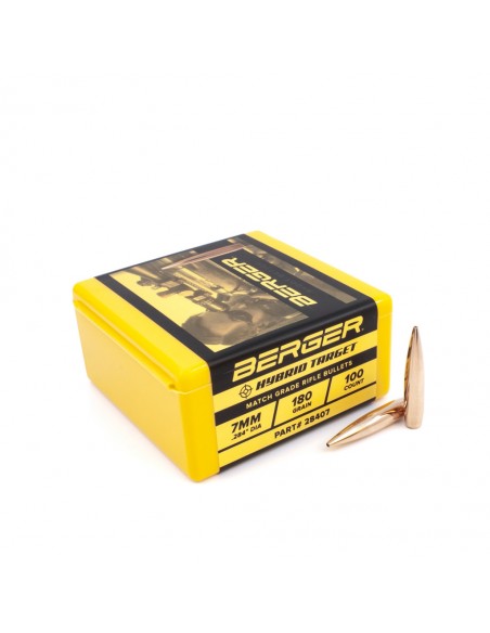 BERGER PALLE 7MM (.284) 180gr HYBRID TARGET BERGER PALLE 7MM (.284) 180gr HYBRID TARGET