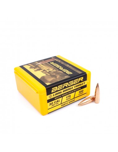 BERGER BULLETS 30 (.308) 175gr LONG RANGE BT TARGET BERGER BULLETS 30 (.308) 175gr LONG RANGE BT TARGET