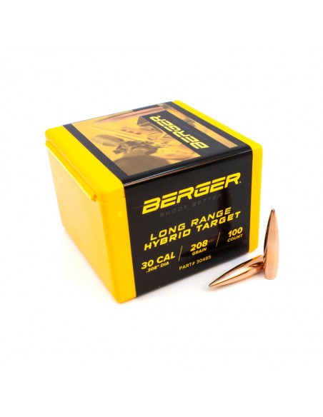 BERGER PALLE 30 (.308) 208gr LONG RANGE HYBRID TARGET BERGER PALLE 30 (.308) 208gr LONG RANGE HYBRID TARGET