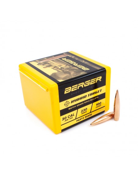 BERGER GESCHOSSE 30 (.308) 230gr HYBRID TARGET BERGER GESCHOSSE 30 (.308) 230gr HYBRID TARGET
