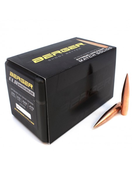 BERGER BULLETS 375 (.375) 379gr ELR MATCH SOLID