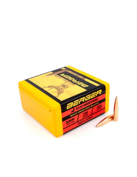 BERGER PALLE 6MM (.243) 115gr VLD HUNTING BERGER PALLE 6MM (.243) 115gr VLD HUNTING
