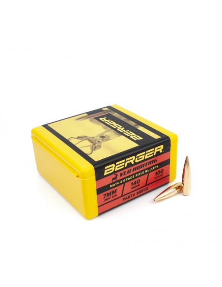 BERGER BULLETS 7MM (.284) 140gr VLD HUNTING BERGER BULLETS 7MM (.284) 140gr VLD HUNTING