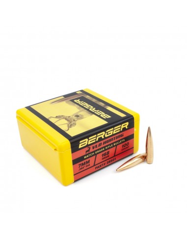BERGER GESCHOSSE 7MM (.284) 168gr VLD HUNTING