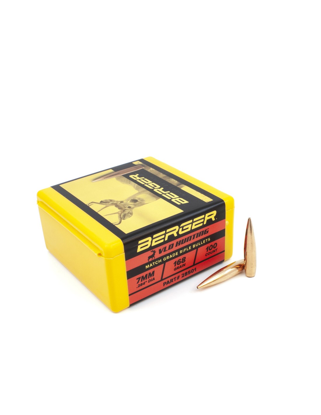 BERGER BULLETS 7MM (.284) 168gr VLD HUNTING 100 pcs | Armeria Regina