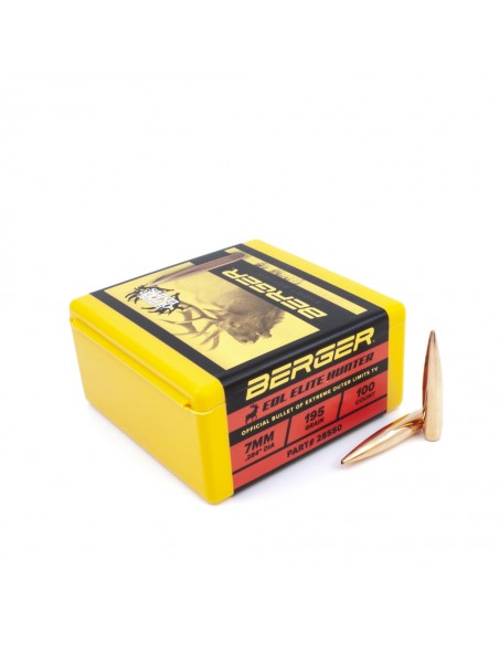 BERGER PALLE 7MM (.284) 195gr EOL ELITE HUNTER BERGER PALLE 7MM (.284) 195gr EOL ELITE HUNTER