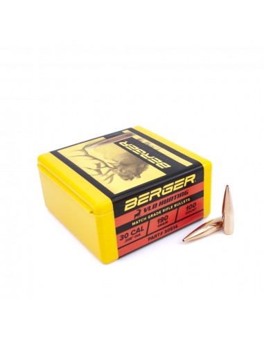 BERGER BULLETS 30 (.308) 190gr VLD HUNTING 100 pcs | Armeria Regina