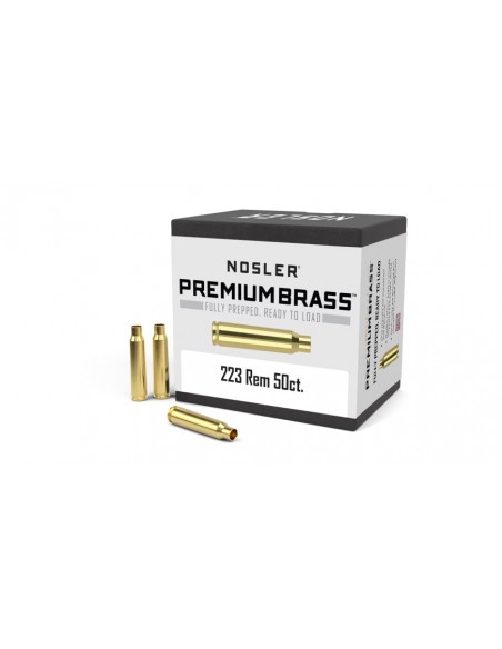 NOSLER CUSTOM BRASS CAL. 223 REMINGTON 50PCS. NOSLER CUSTOM BRASS CAL. 223 REMINGTON 50PCS.
