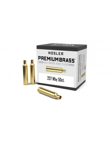 NOSLER CUSTOM BOSSOLI CAL. 257 WBY MAGNUM 50PZ.