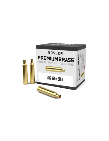 NOSLER CUSTOM BRASS CAL. 257 WBY MAGNUM 50PCS. NOSLER CUSTOM BRASS CAL. 257 WBY MAGNUM 50PCS.
