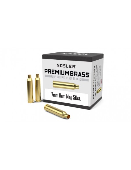 NOSLER CUSTOM BOSSOLI CAL. 7MM REMINGTON MAG 50PZ. NOSLER CUSTOM BOSSOLI CAL. 7MM REMINGTON MAG 50PZ.