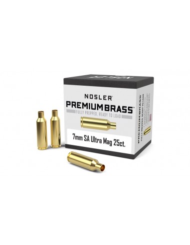 NOSLER CUSTOM BRASS CAL. 7MM SA ULTRA MAG 25PCS.