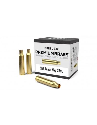 NOSLER CUSTOM BOSSOLI CAL. 338 LAPUA 25PZ.