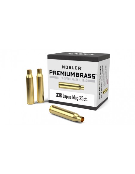 NOSLER CUSTOM BOSSOLI CAL. 338 LAPUA 25PZ.