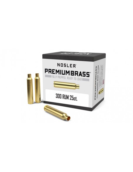 NOSLER CUSTOM BRASS CAL. 300 RUM 25PCS. NOSLER CUSTOM BRASS CAL. 300 RUM 25PCS.
