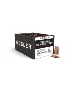 NOSLER BULLETS 224" 69GR HPBT CUSTOM COMPETITION 250PCS. 2