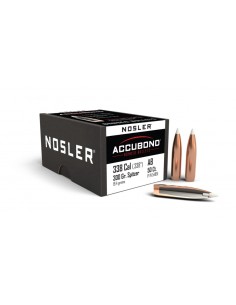 NOSLER BULLETS 338" 300GR ACCUBOND SP 50PCS. 2